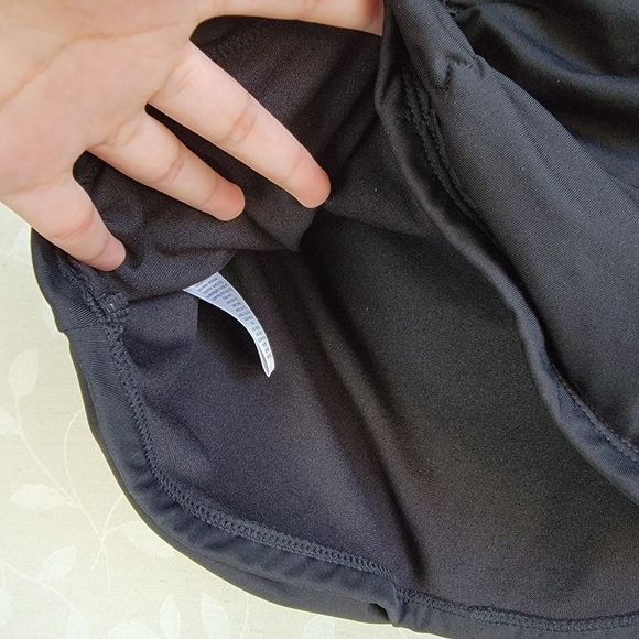 Athleta Harlow Black Halter Ruched Tankini Swim Top | Retro 90s Y2K Swimwear XS - Picture 9 of 16